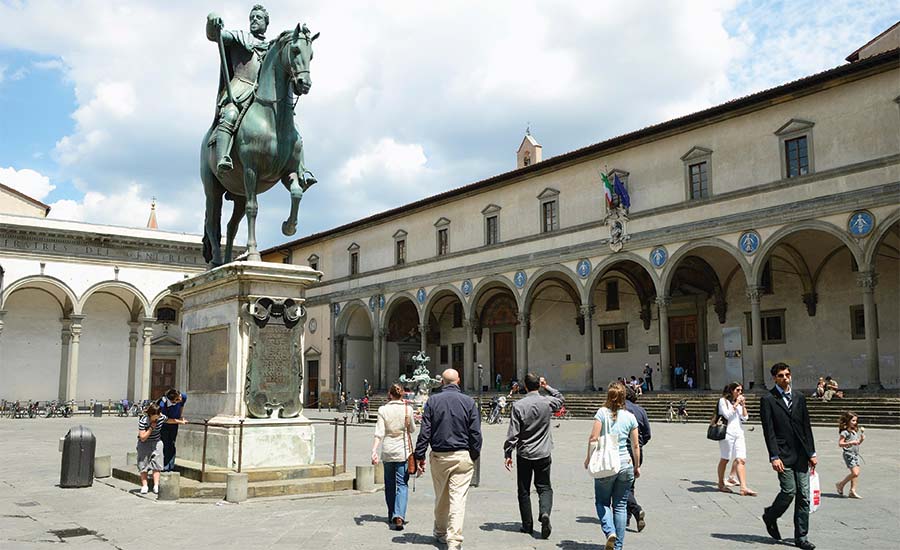The Ospidale degli Innocenti in Florence.