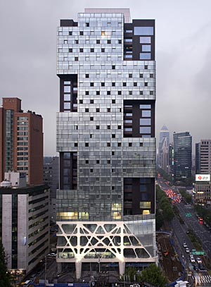 Missing Matrix Building (Boutique Monaco), Seoul, by Mass Studies.