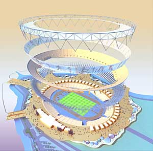 2012 Olympic Stadium in London