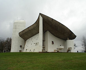 Le Corbusier's Ronchamp chapel, in France