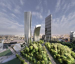 tower designed by Daniel Libeskind for Milan