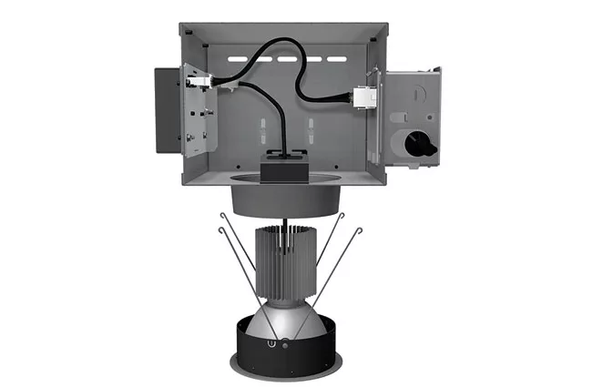MultiSource-Capable LED Recessed Light Fixture