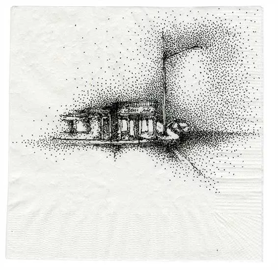 2018 Cocktail Napkin Sketch Contest: Runner-Up, Registered Architect