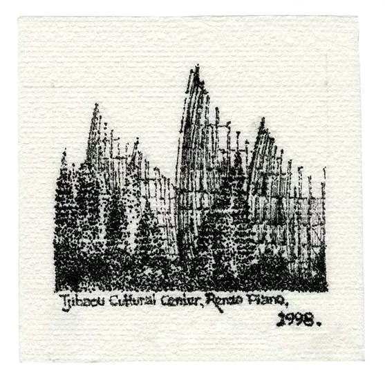 2018 Cocktail Napkin Sketch Contest: Runner-Up, Non-Registered Architect