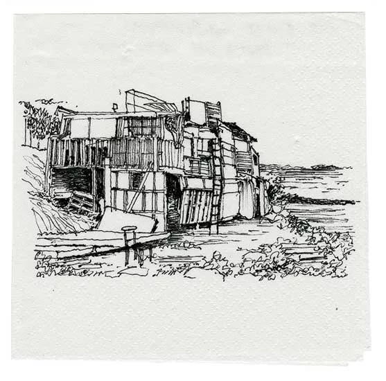 2018 Cocktail Napkin Sketch Contest: Runner-Up, Non-Registered Architect
