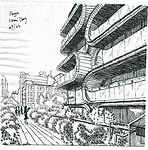 2019 Cocktail Napkin Sketch Contest: Runner-Up, Registered Architect