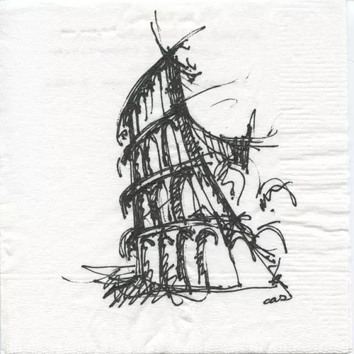 Cocktail Napkin Sketch Contest 2012 Runner Ups
