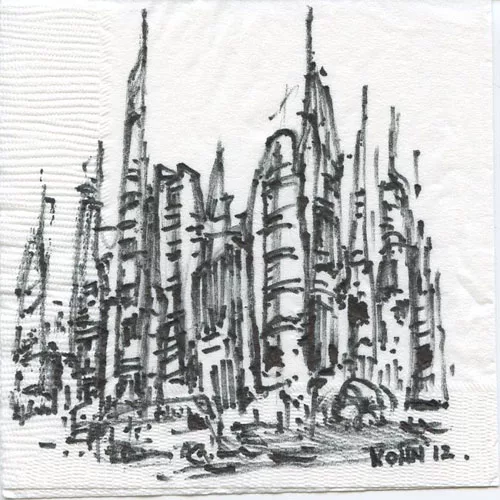 Cocktail Napkin Sketch Contest 2012 Specially Invited Entries