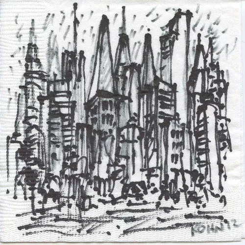 Cocktail Napkin Sketch Contest 2012 Specially Invited Entries