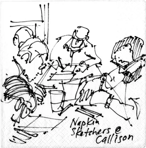 Cocktail Napkin Sketch Contest 2013 Best Firms