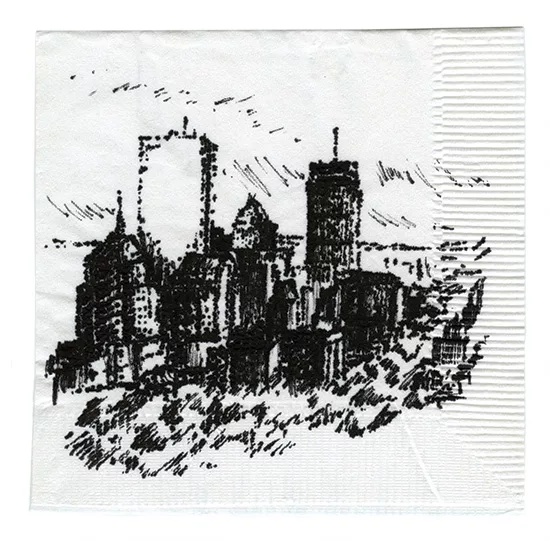 Cocktail Napkin Sketch Contest 2015 Best Firm