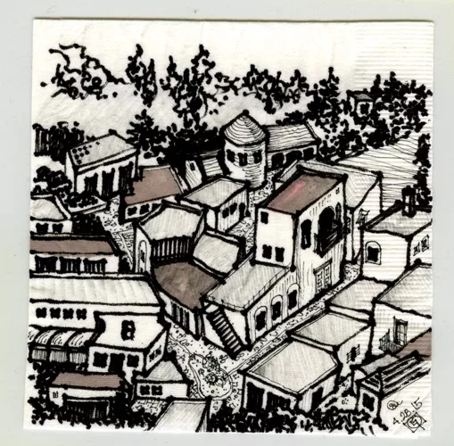 Cocktail Napkin Sketch Contest 2015 Honorable Mentions