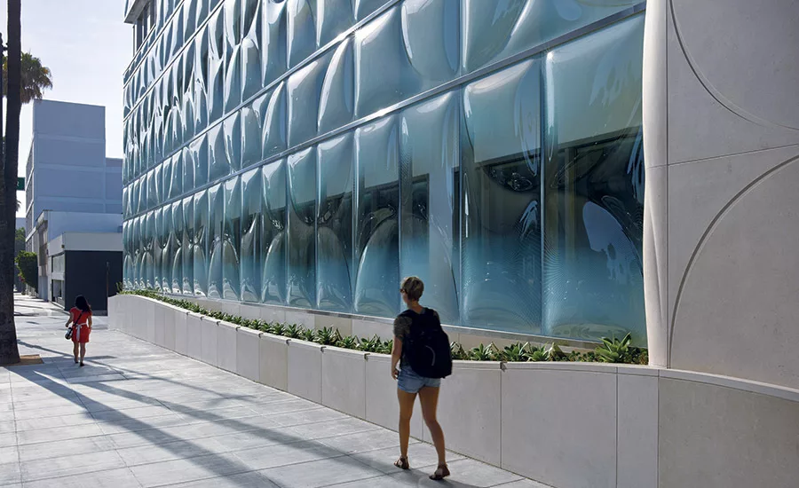 1512 record products 2015 facades laminated slump glass with sgx