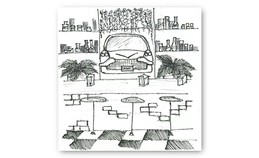 Notable Student Entries to the 2019 Cocktail Napkin Sketch Contest