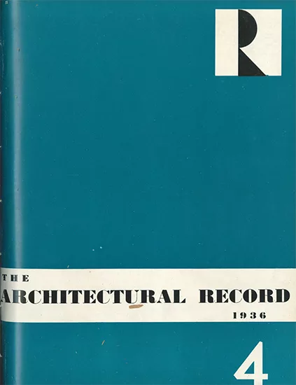 Architectural Record April 1936