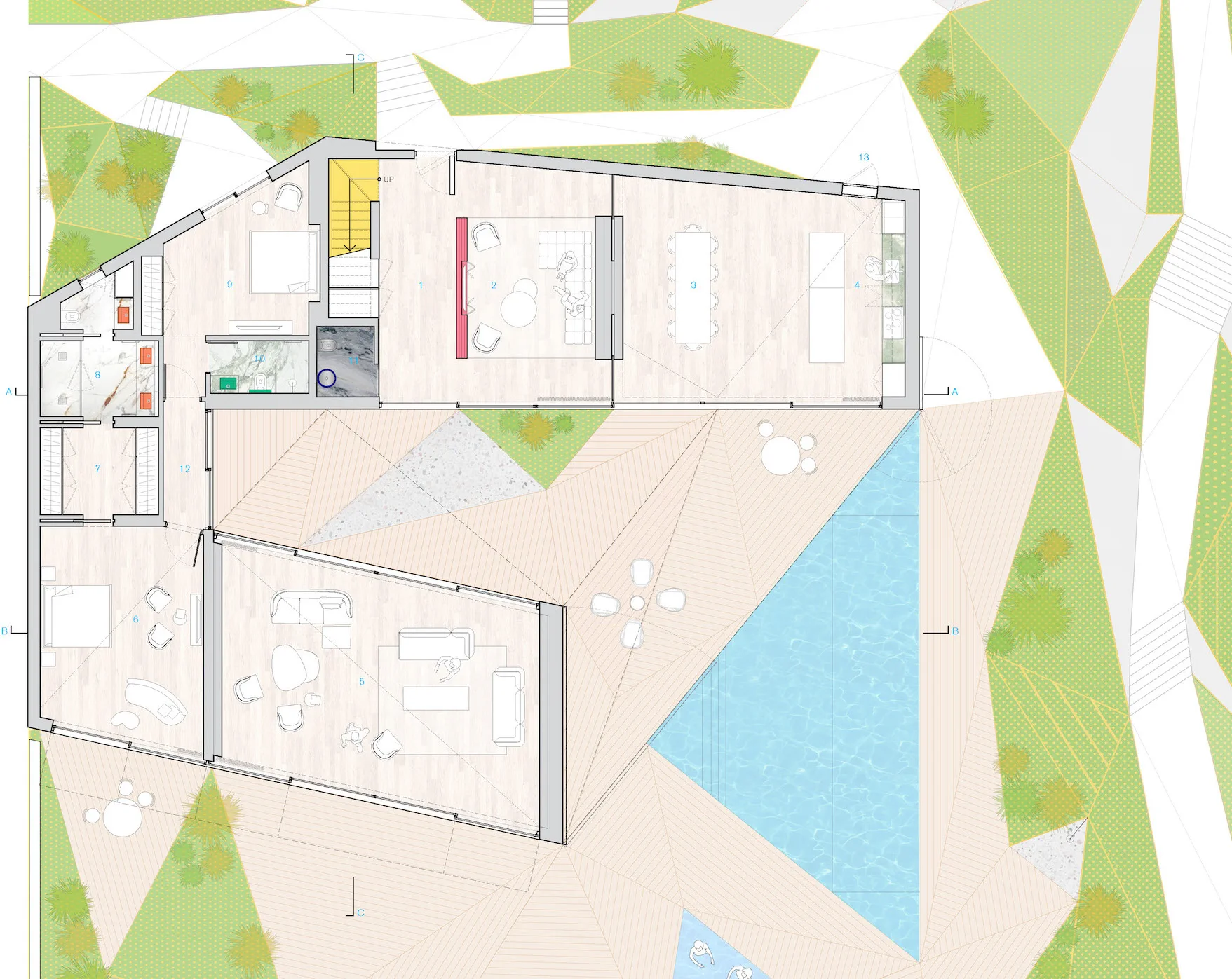 Villa Papillon by WORKac
