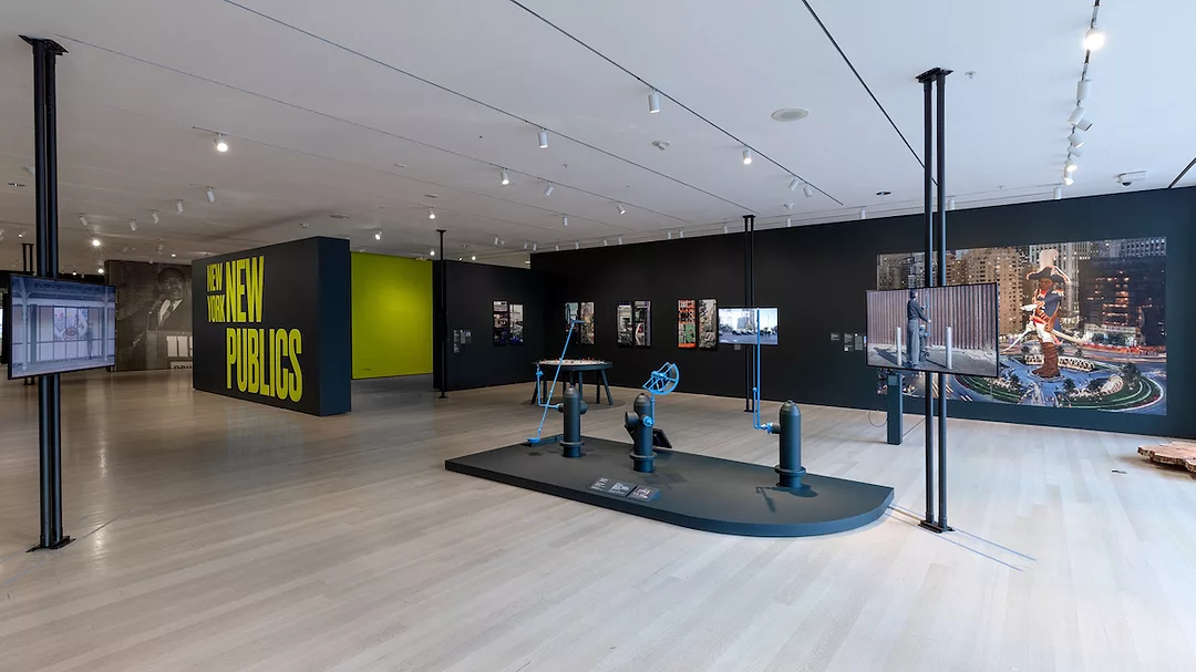 installation view a design exhibition at MoMA
