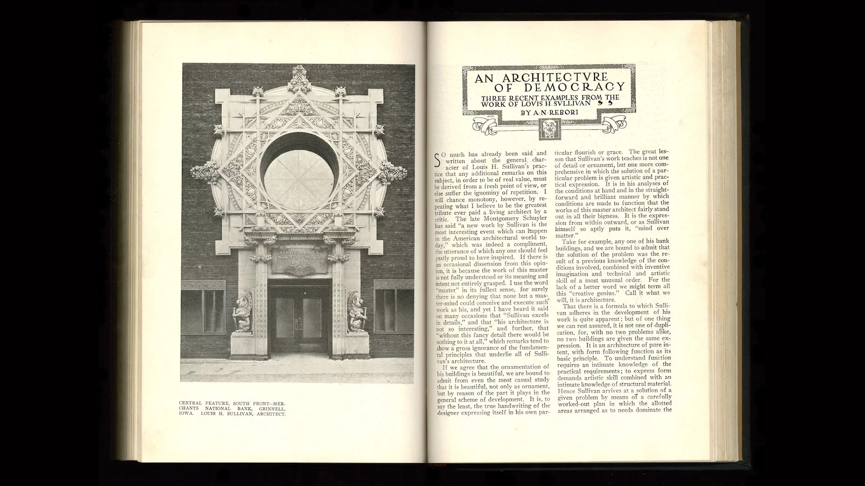 Architectural Record, May 1916: page 436-437