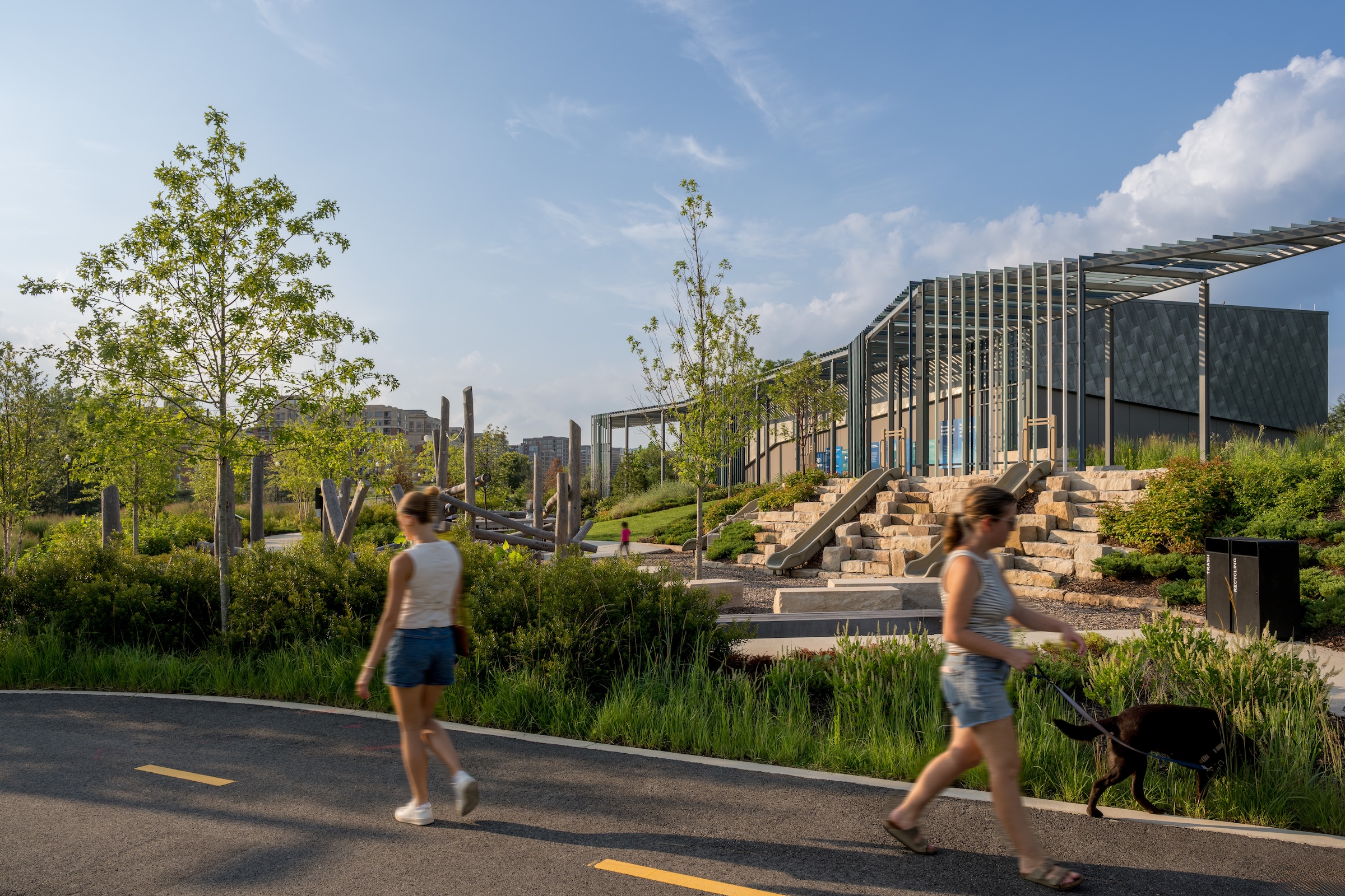 Image of Innovation District Pump Station pathways