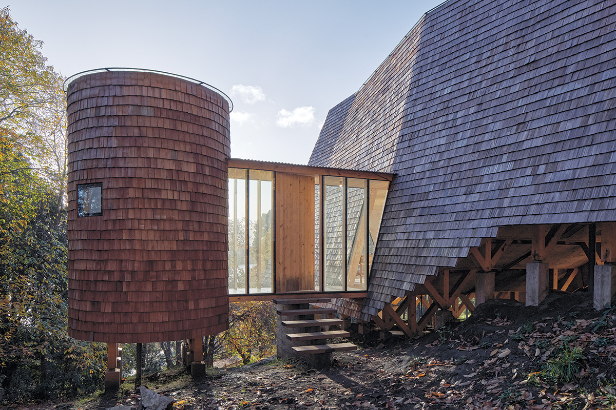 House A on a Slope.