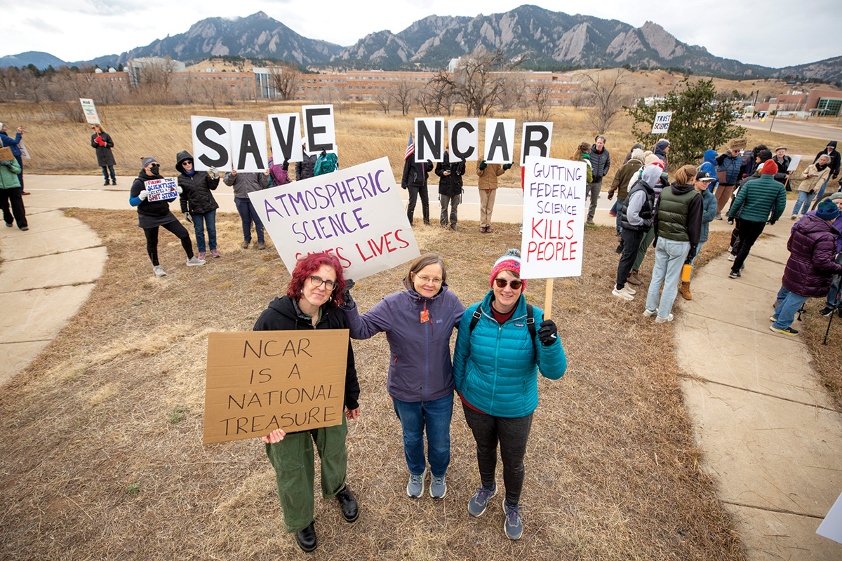 Protest supporting NCAR and Mesa Laboratory