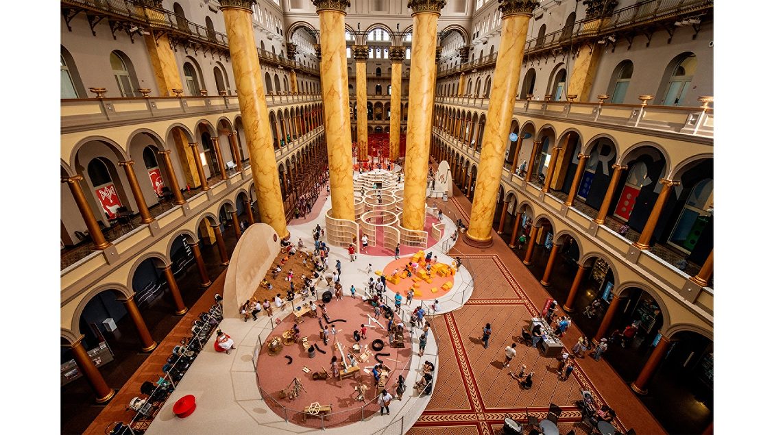 Snarkitecture Transforms the National Building Museum into a Construction-Themed Playground