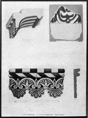Color alternation of cyma decorations
