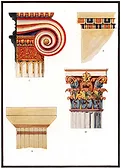 Terra cotta Anthemion