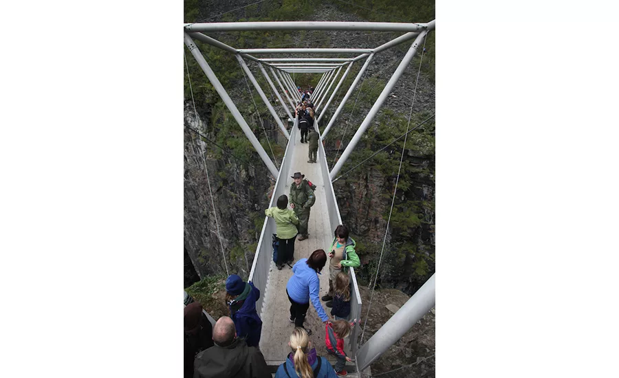 Sabetjohk Pedestrian Bridge