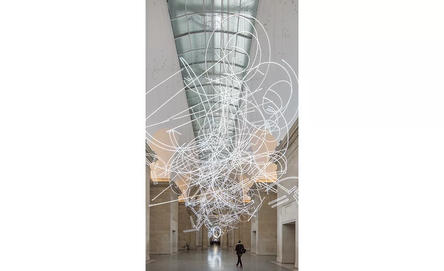 Cerith Wyn Evans Neon Light Installation
