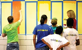 Public School Students Empowered by Painting