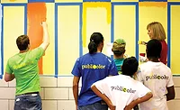 Public School Students Empowered by Painting