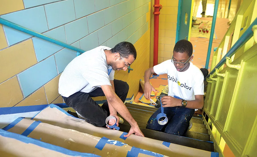Public School Students Empowered by Painting
