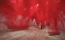 'Uncertain Journey' by Chiharu Shiota