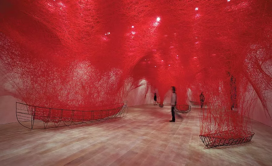'Uncertain Journey' by Chiharu Shiota