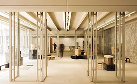 The Lebanon Pavilion's Glazed Partitions.