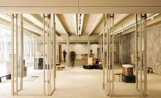 The Lebanon Pavilion's Glazed Partitions.