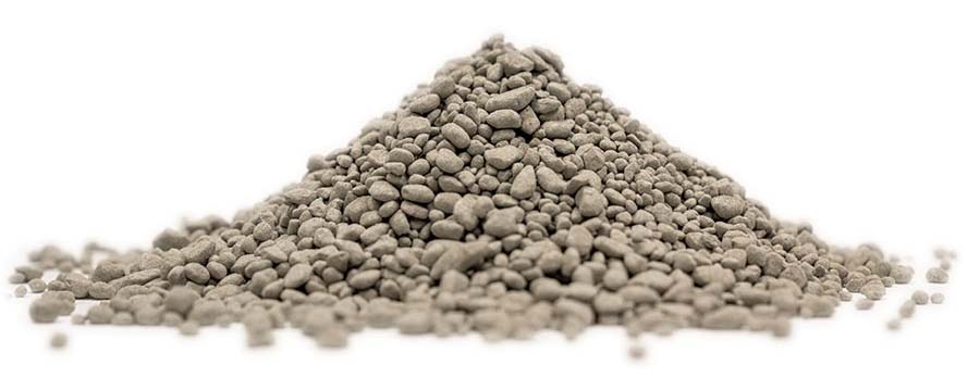 INKAS's dust-free granulated cement.