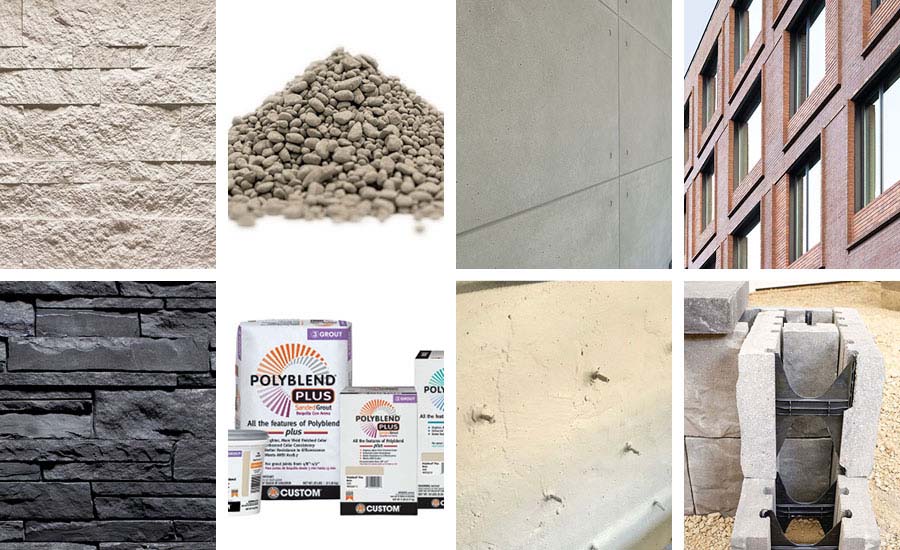New Concrete and Masonry Products.