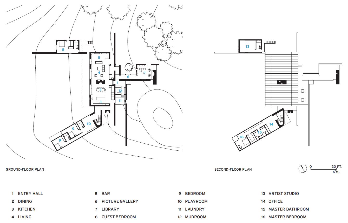 Three Chimney House plans.