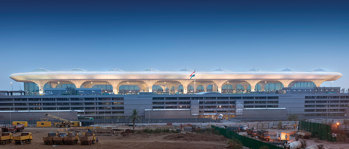 Chhatrapati Shivaji Maharaj International Airport, Terminal 2, Mumbai (2014).