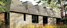 The Cork House, the world's first house built of structural cork.