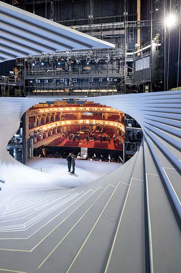 Barkow Leibinger’s set design for Fidelio in Vienna.