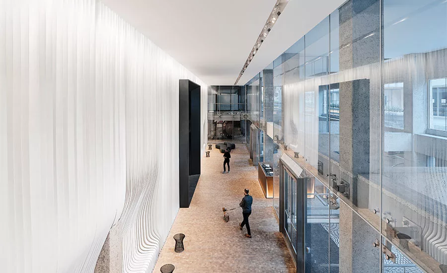 One Embarcadero Center Lobby.