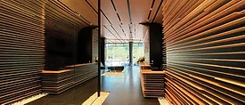 The Rolex Building's main lobby.