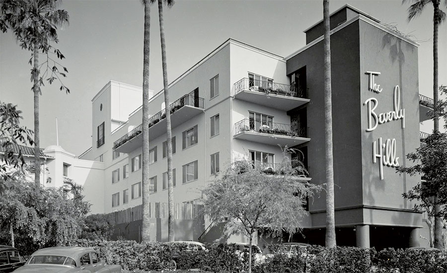 Beverly Hills Hotel’s Crescent Wing.