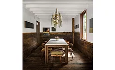 The Garden House's dining room.