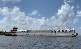This past September, the Island Fox tugboat helped the Point Counterpoint II music barge maneuver out of Florida.