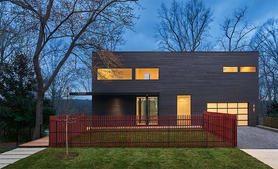 Franzen House By Robert Gurney 2021, Aaron Davis Concrete Landscape Services