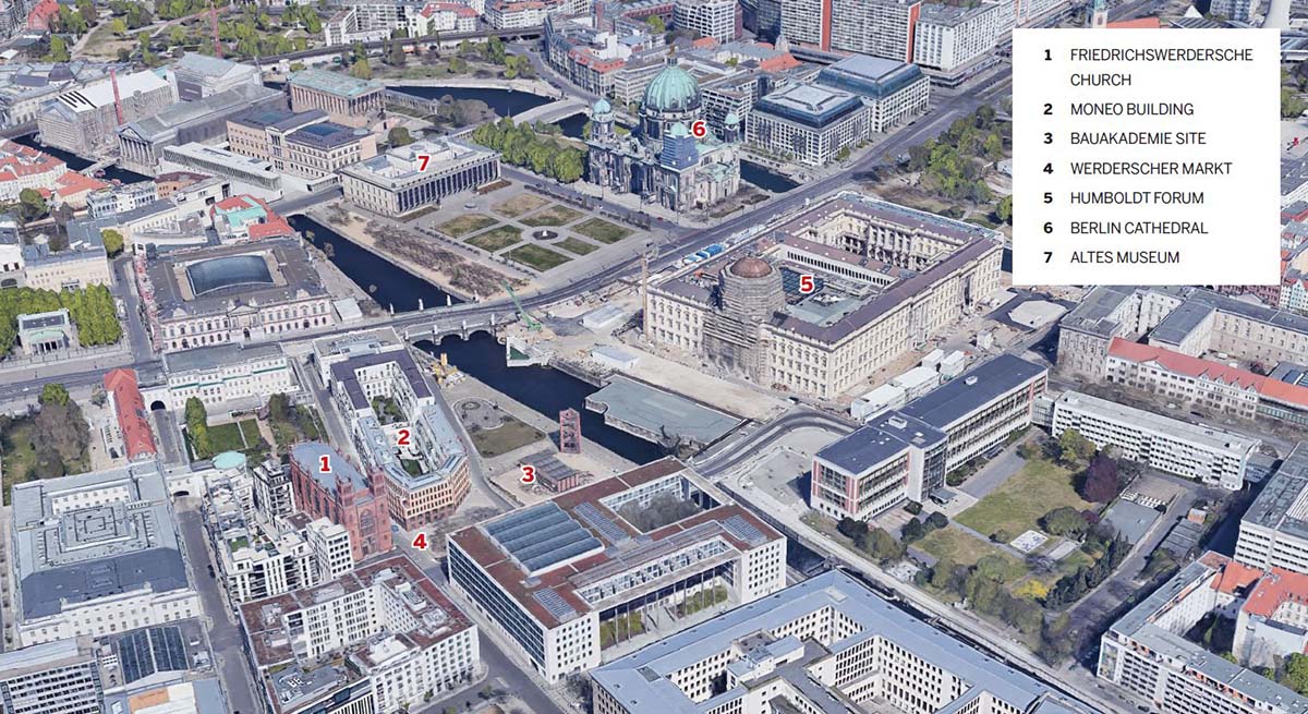 Berlin site map.